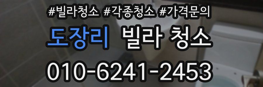 도장리 빌라 청소