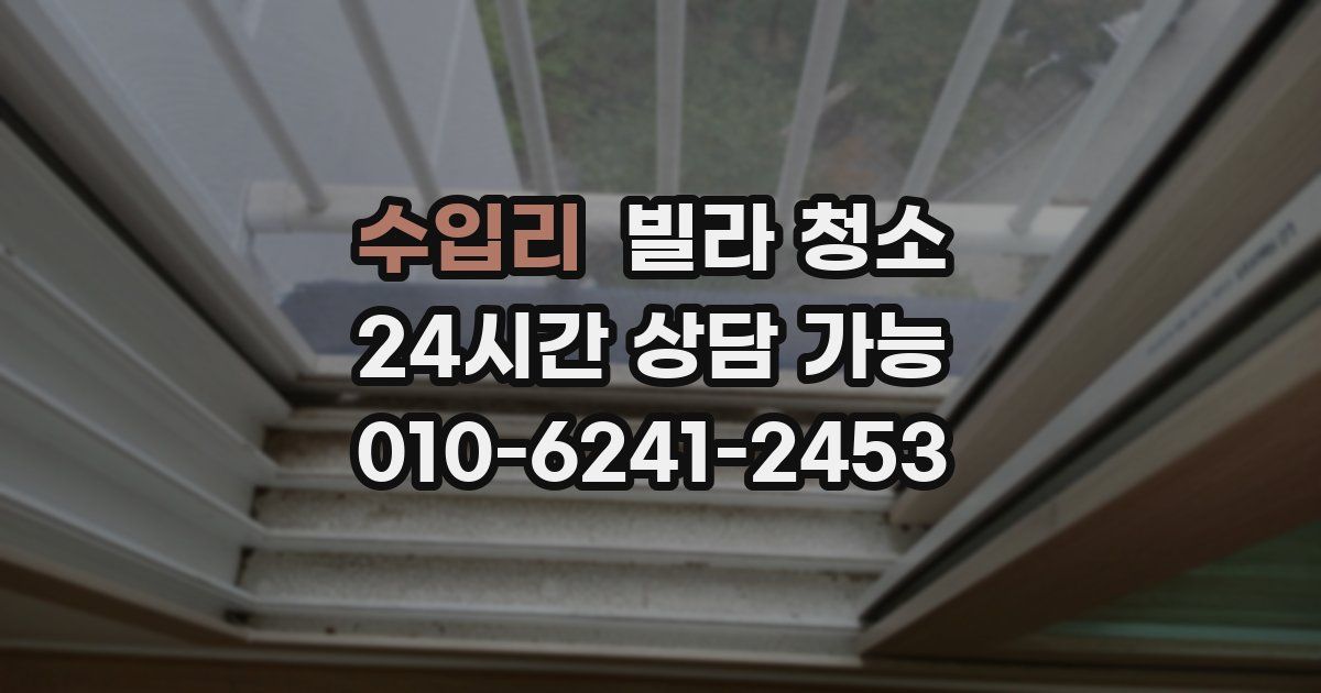 수입리 빌라 청소