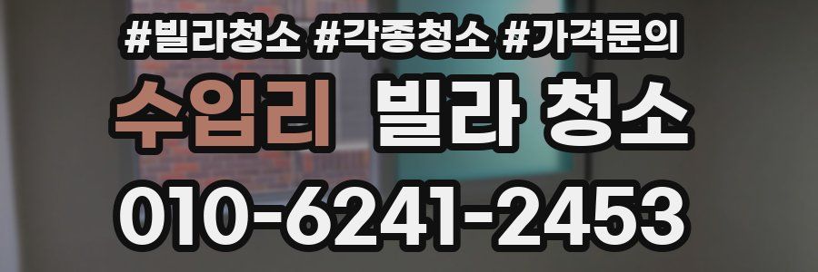 수입리 빌라 청소