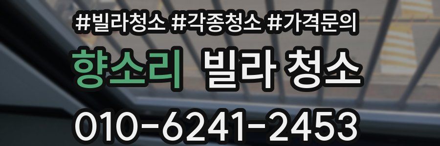 향소리 빌라 청소