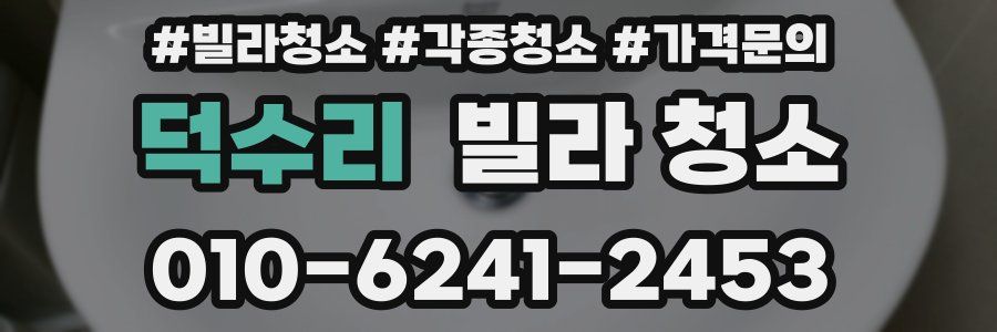 덕수리 빌라 청소