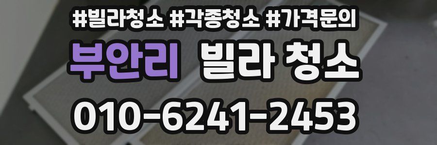 부안리 빌라 청소