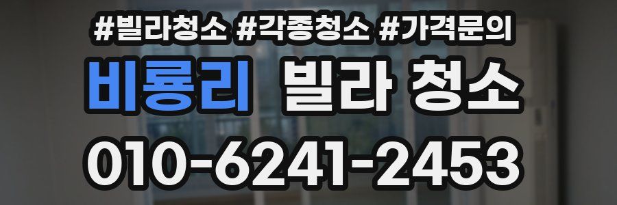 비룡리 빌라 청소