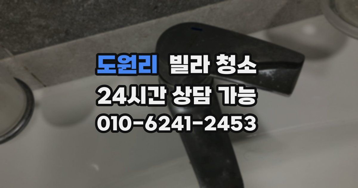 도원리 빌라 청소