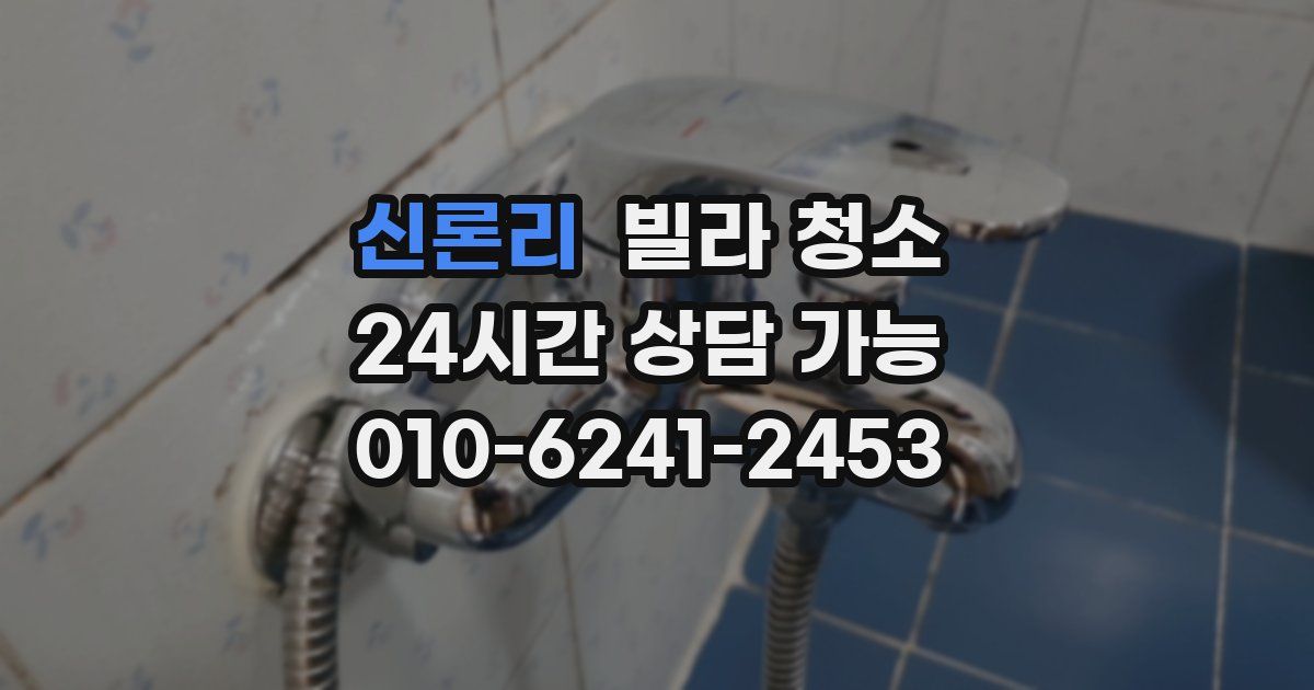 신론리 빌라 청소