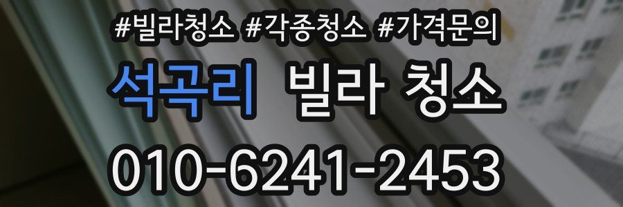 석곡리 빌라 청소