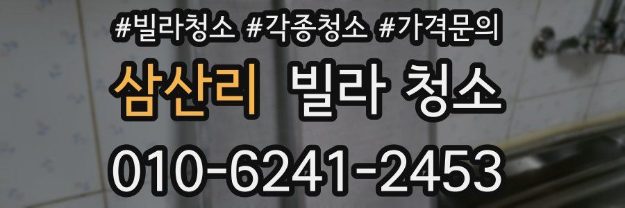 삼산리 빌라 청소