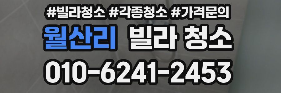 월산리 빌라 청소