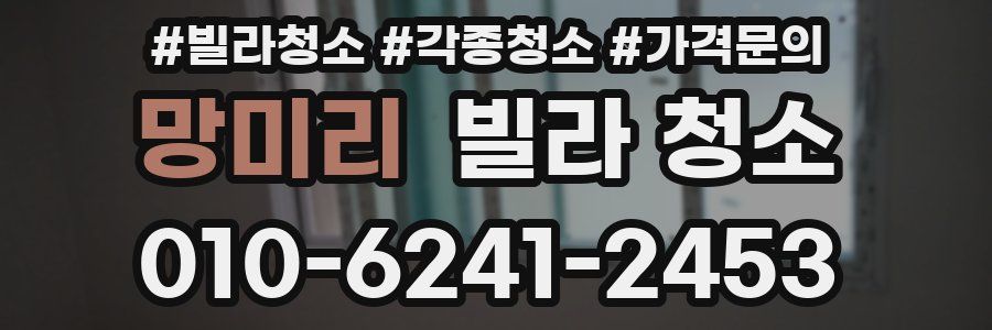 망미리 빌라 청소