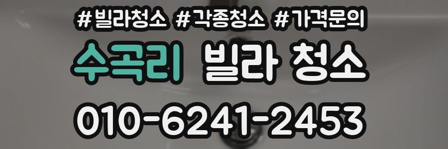 수곡리 빌라 청소