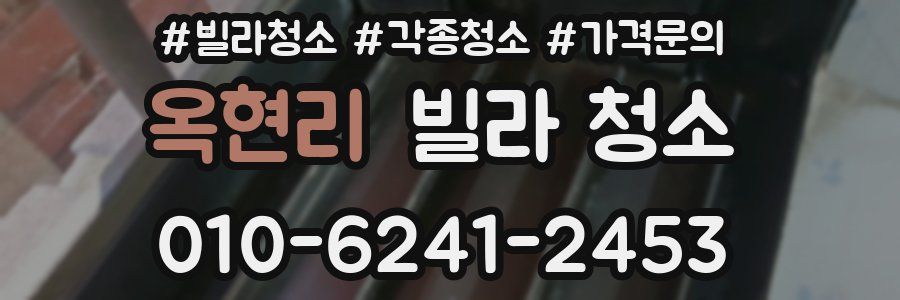 옥현리 빌라 청소