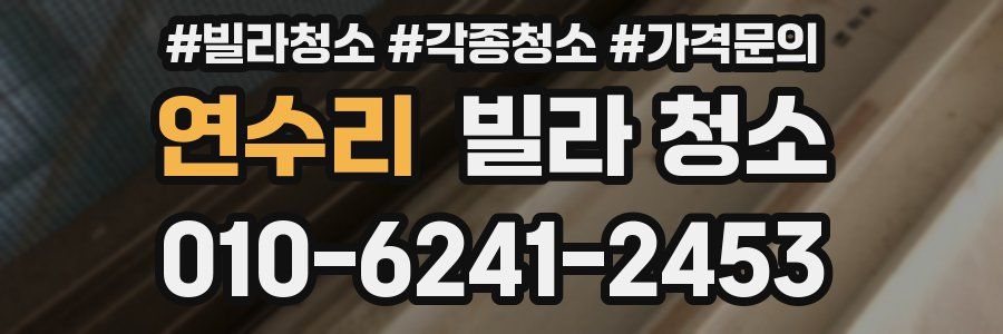 연수리 빌라 청소