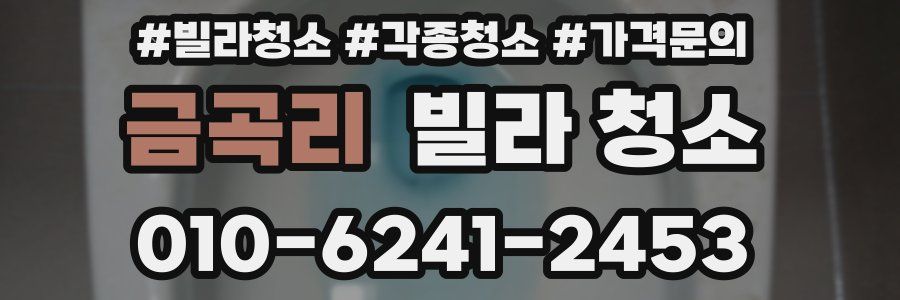 금곡리 빌라 청소