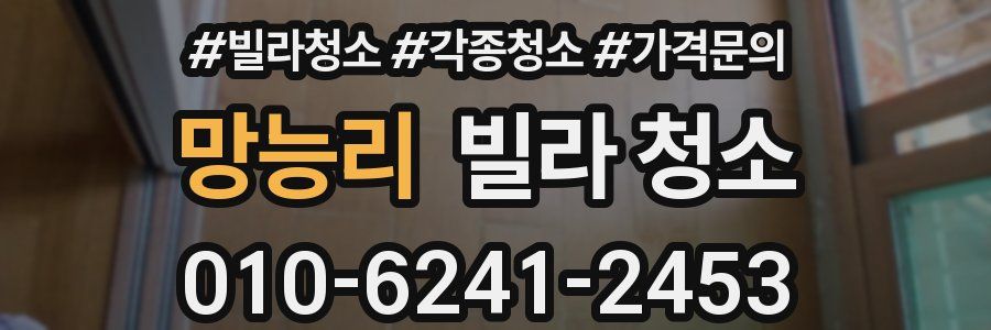 망능리 빌라 청소