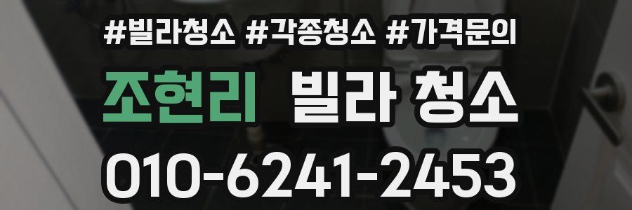 조현리 빌라 청소