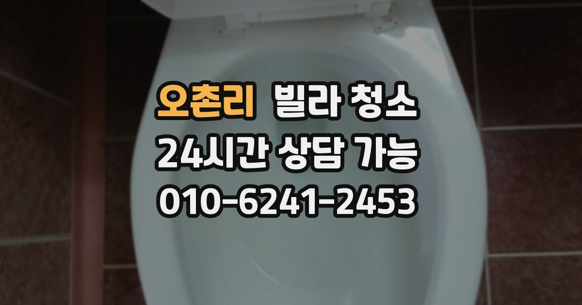 오촌리 빌라 청소