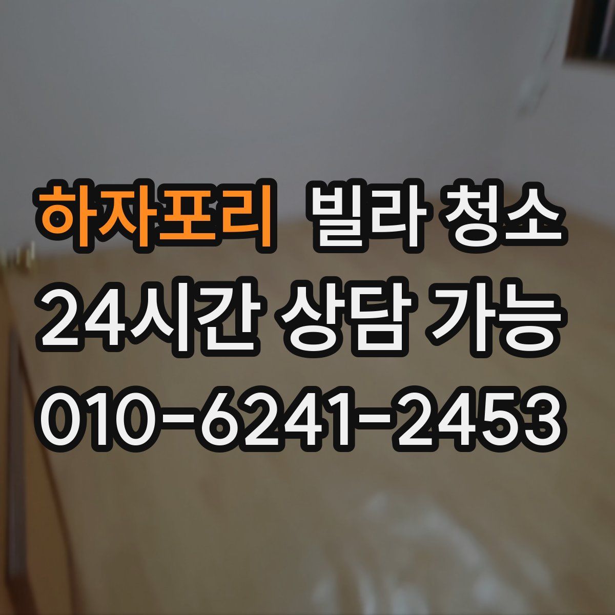 하자포리 빌라 청소