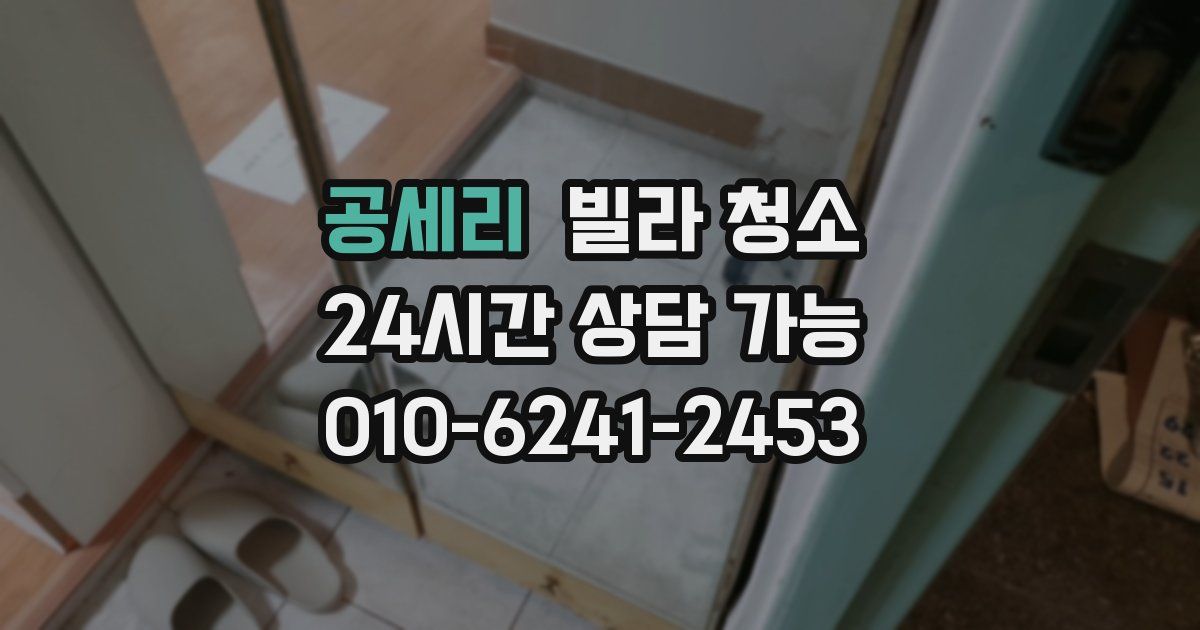 공세리 빌라 청소
