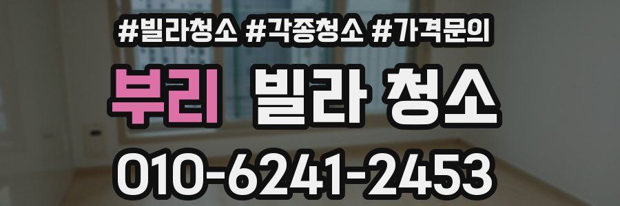 부리 빌라 청소