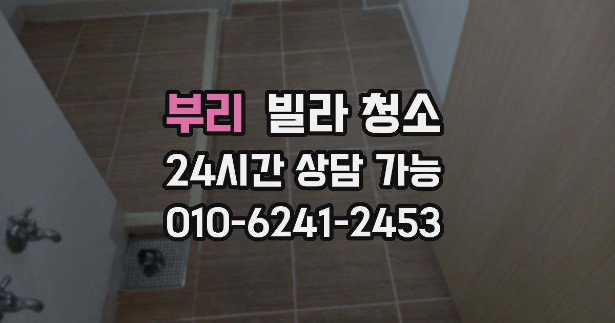 부리 빌라 청소