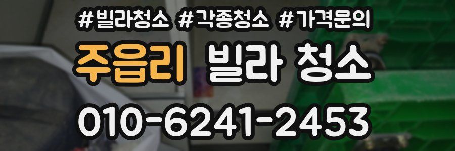 주읍리 빌라 청소