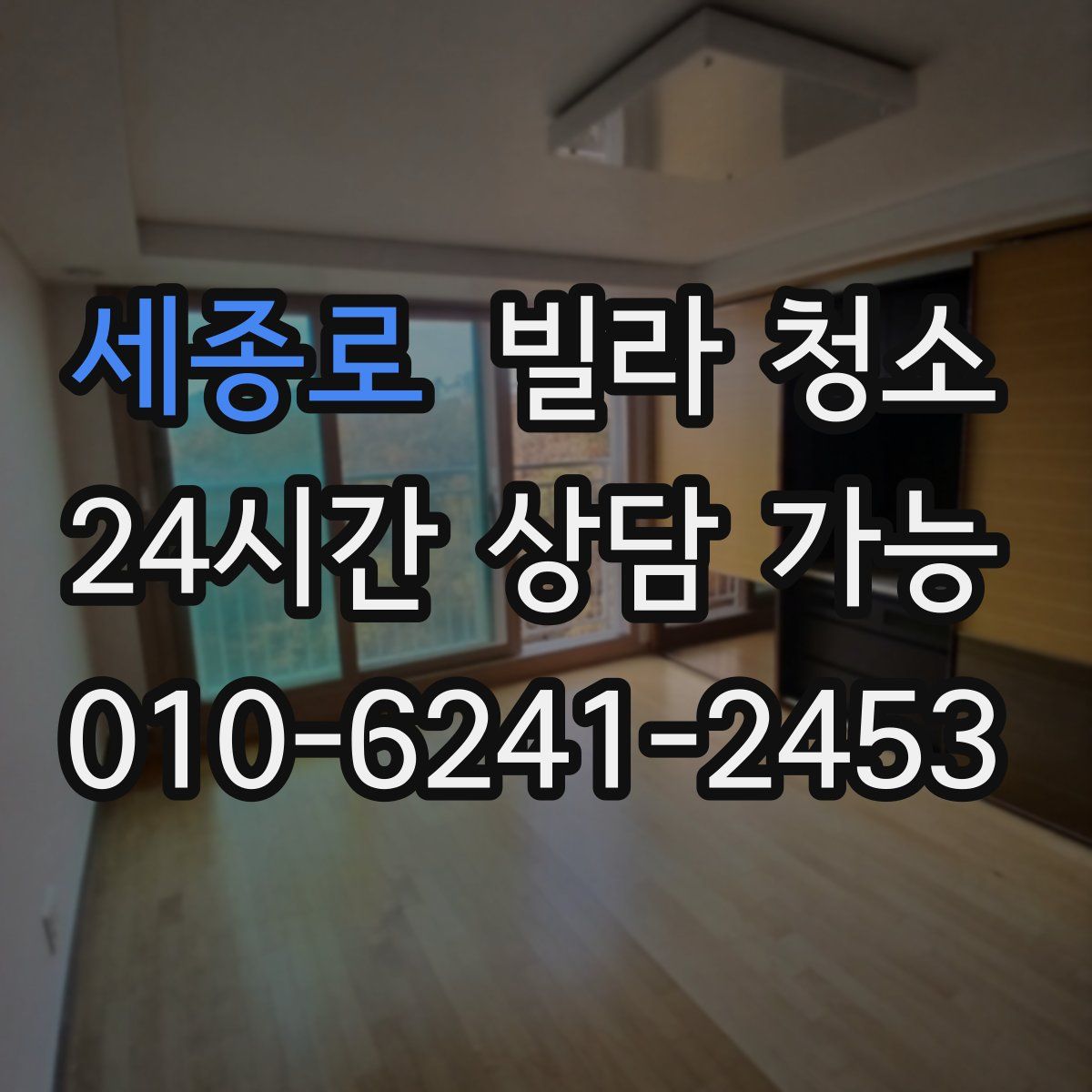 세종로 빌라 청소