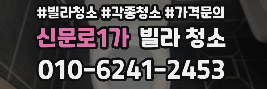 신문로1가 빌라 청소