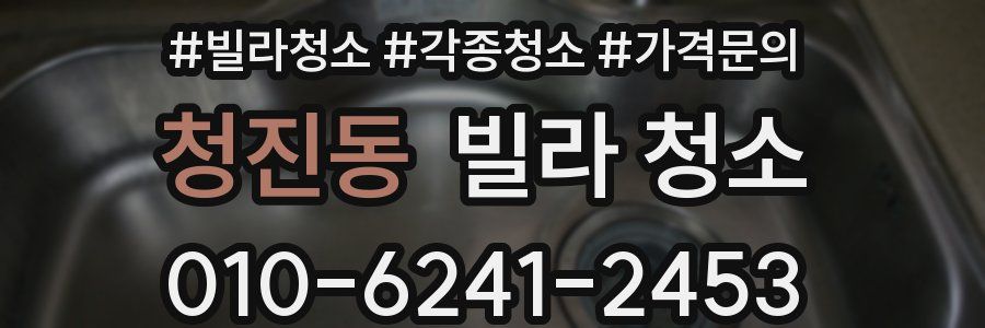 청진동 빌라 청소