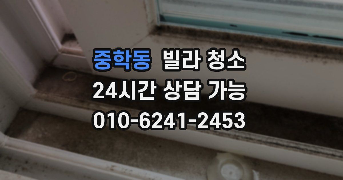 중학동 빌라 청소