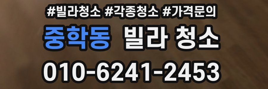 중학동 빌라 청소