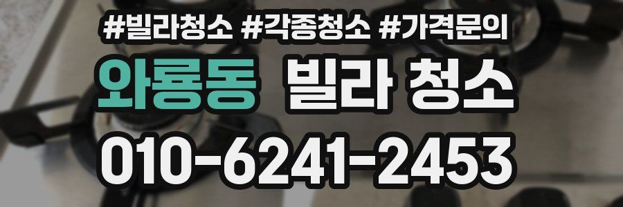 와룡동 빌라 청소