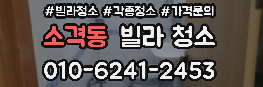 소격동 빌라 청소