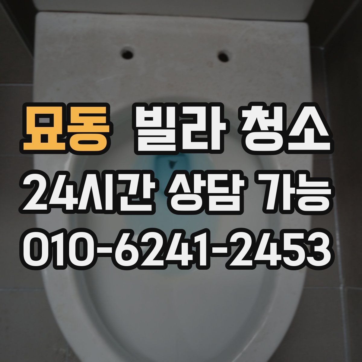 묘동 빌라 청소