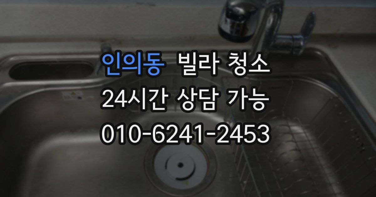 인의동 빌라 청소