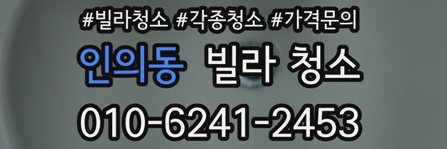 인의동 빌라 청소