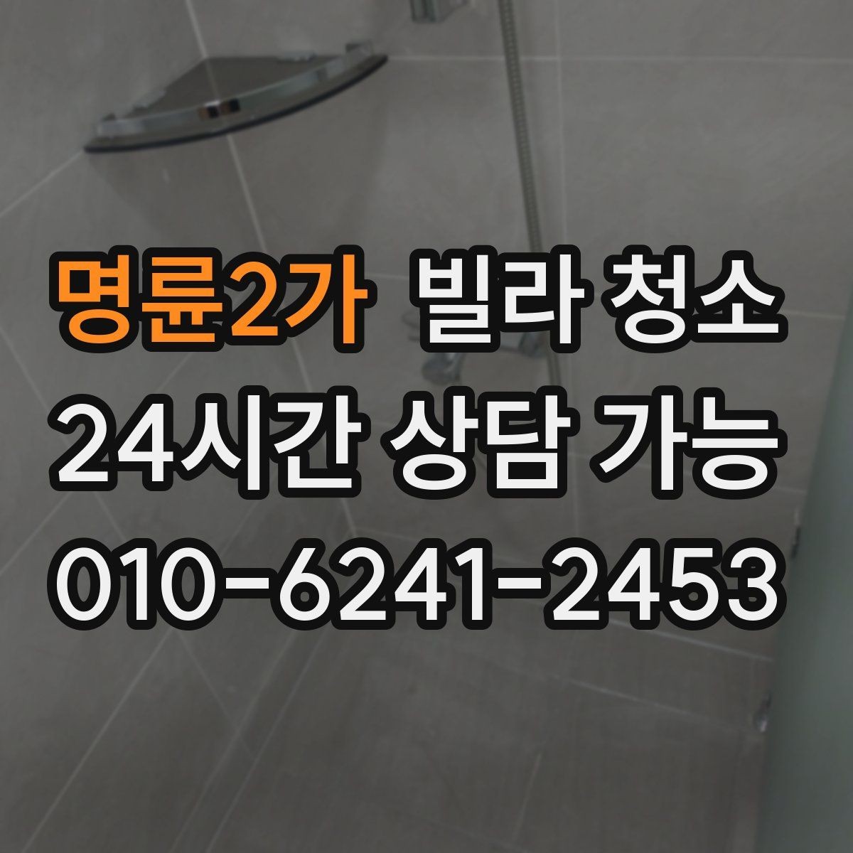 명륜2가 빌라 청소 가구가 있는 상태에서 가능한 청소 범위