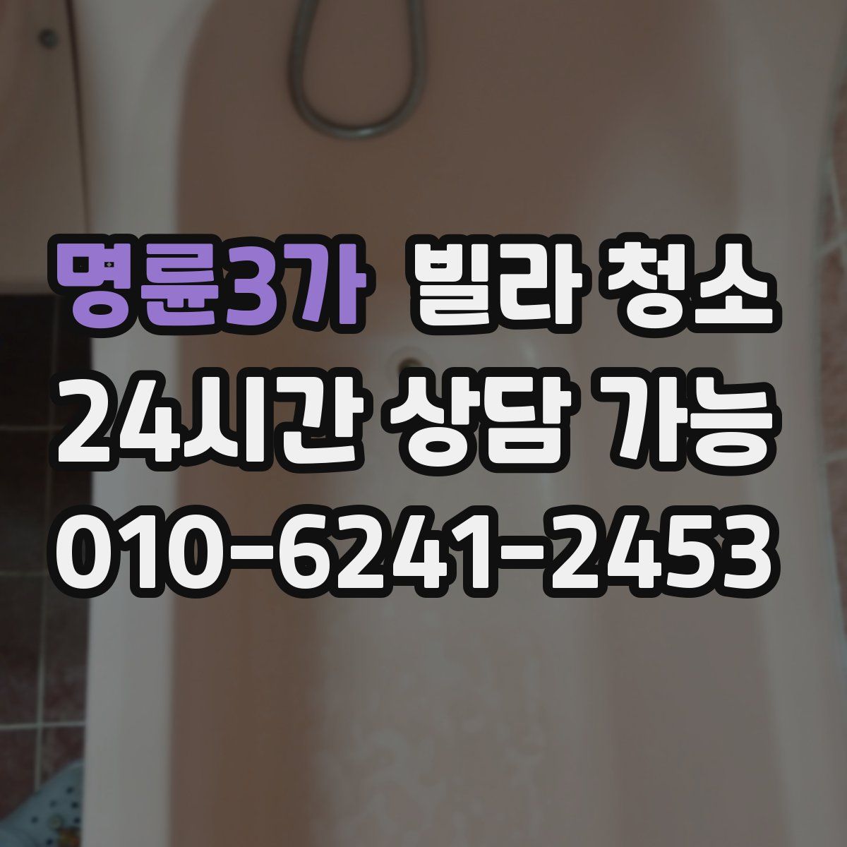 명륜3가 빌라 청소