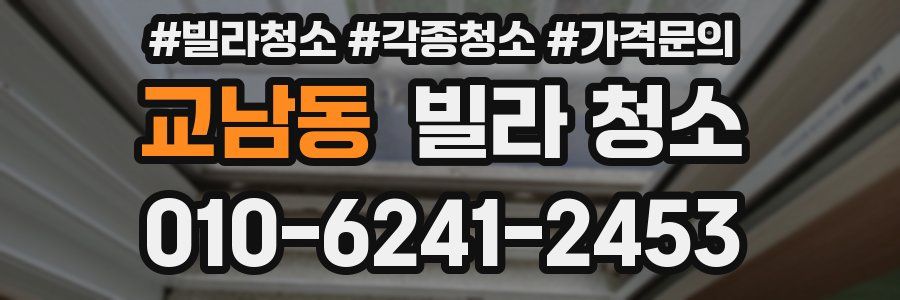 교남동 빌라 청소