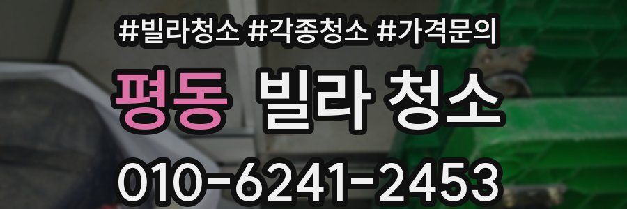 평동 빌라 청소