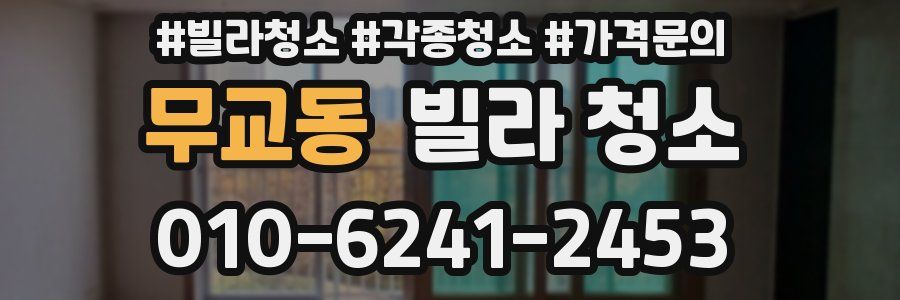 무교동 빌라 청소