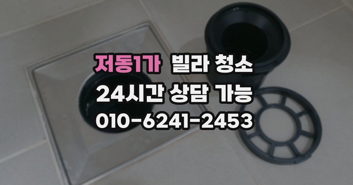 저동1가 빌라 청소