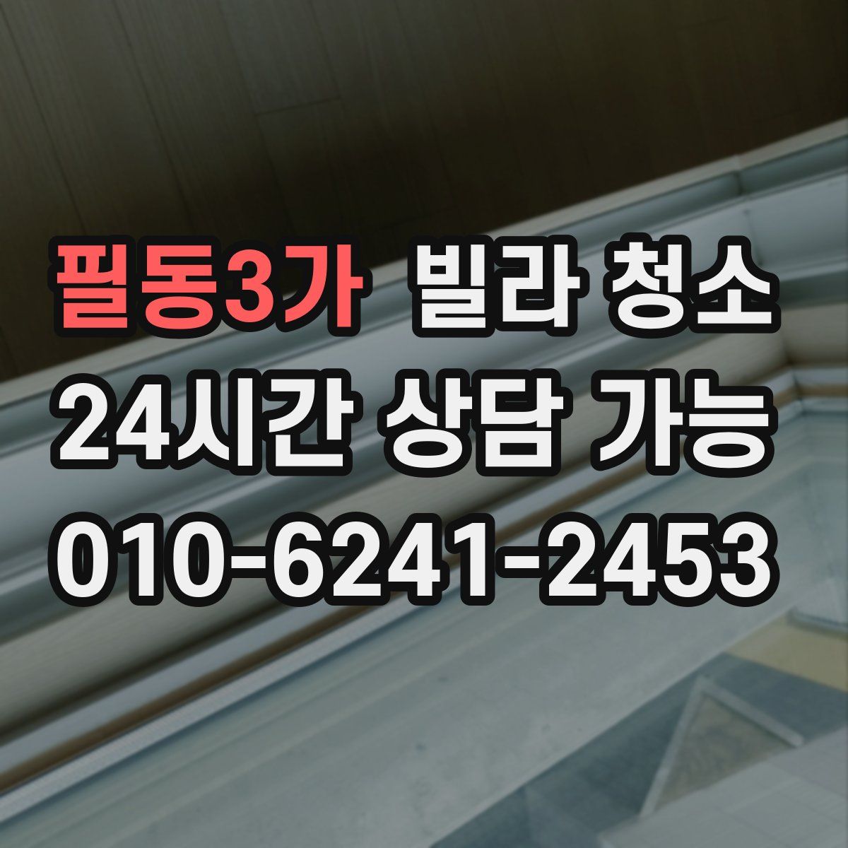 필동3가 빌라 청소