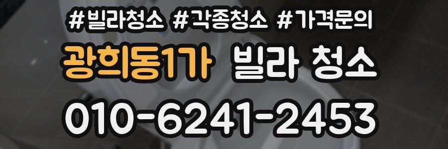 광희동1가 빌라 청소