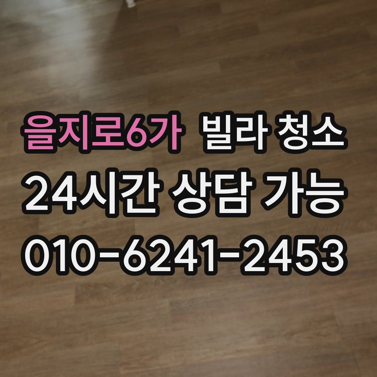 을지로6가 빌라 청소