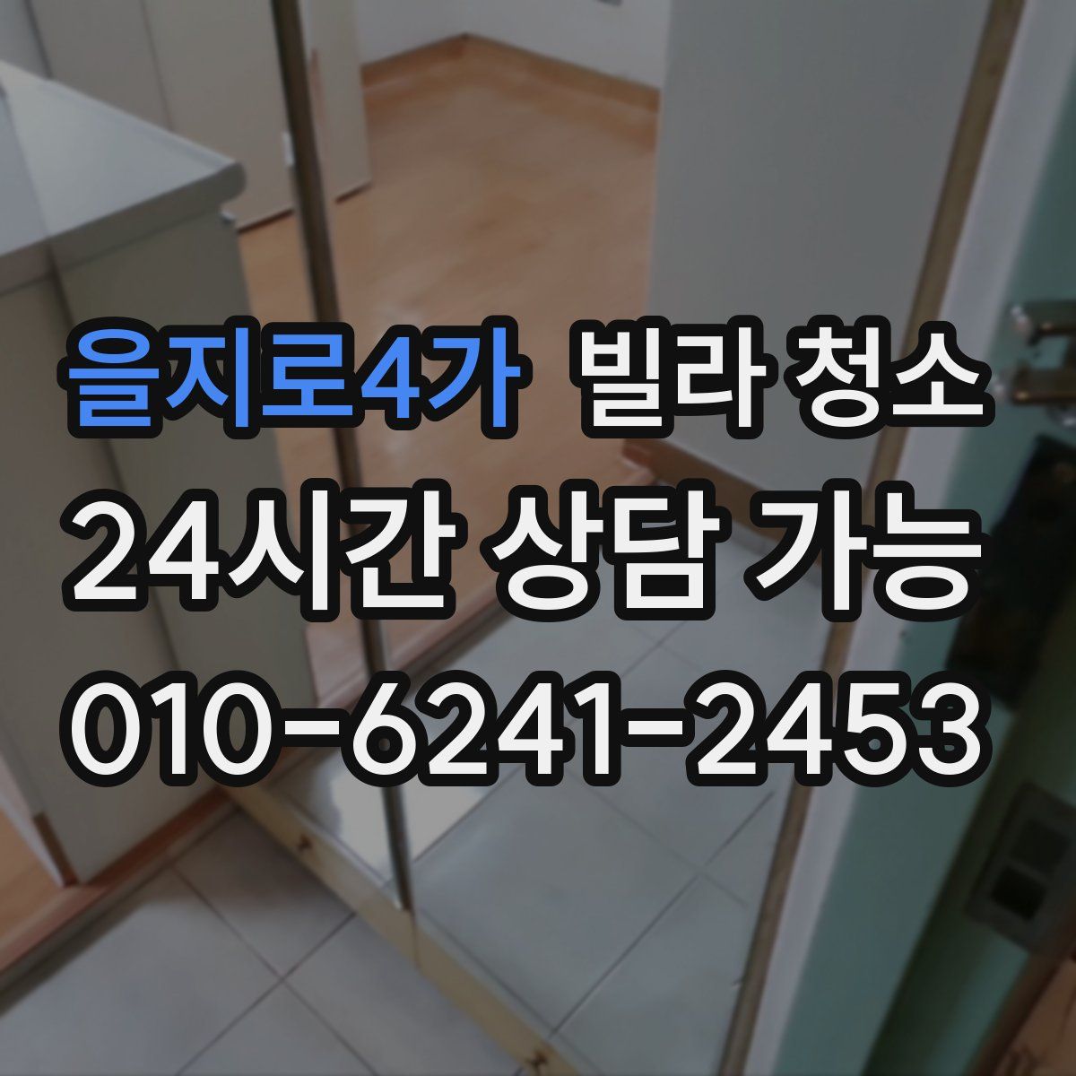 을지로4가 빌라 청소