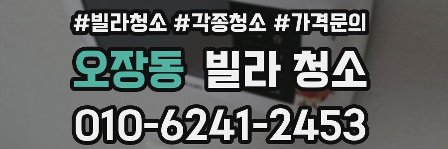 오장동 빌라 청소