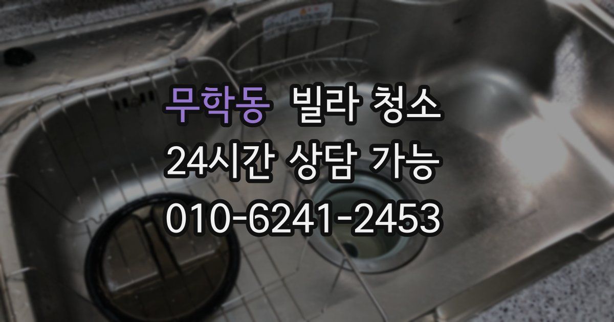 무학동 빌라 청소