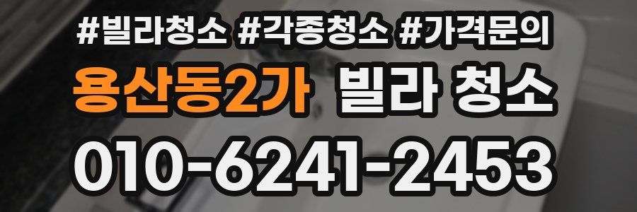 용산동2가 빌라 청소