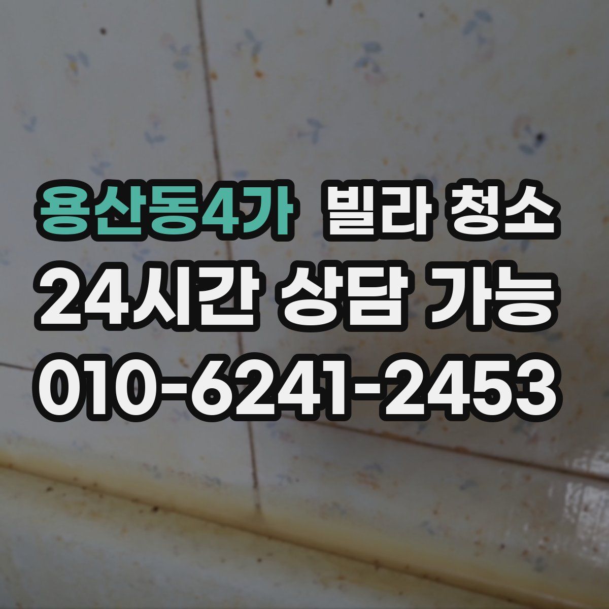 용산동4가 빌라 청소