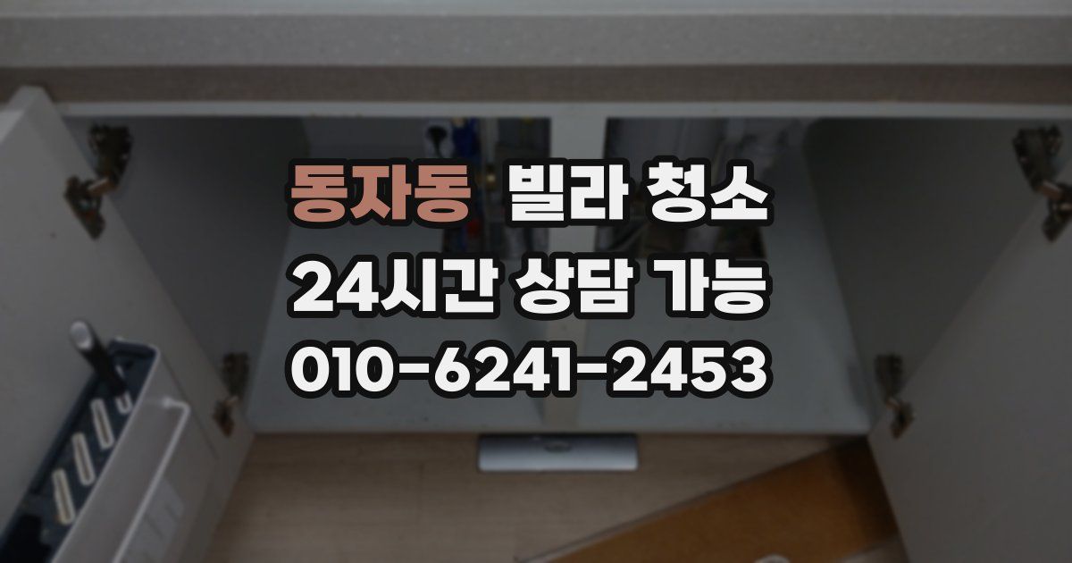 동자동 빌라 청소